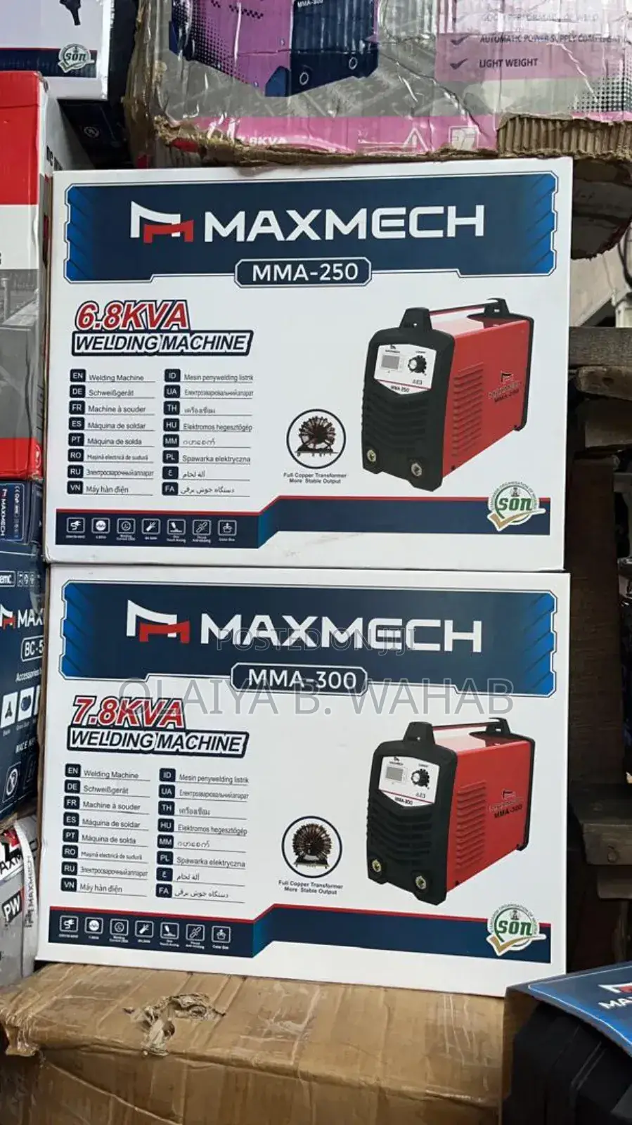 Mma 250 11kva Inverter Welding Machine – Heavy-Duty Efficient