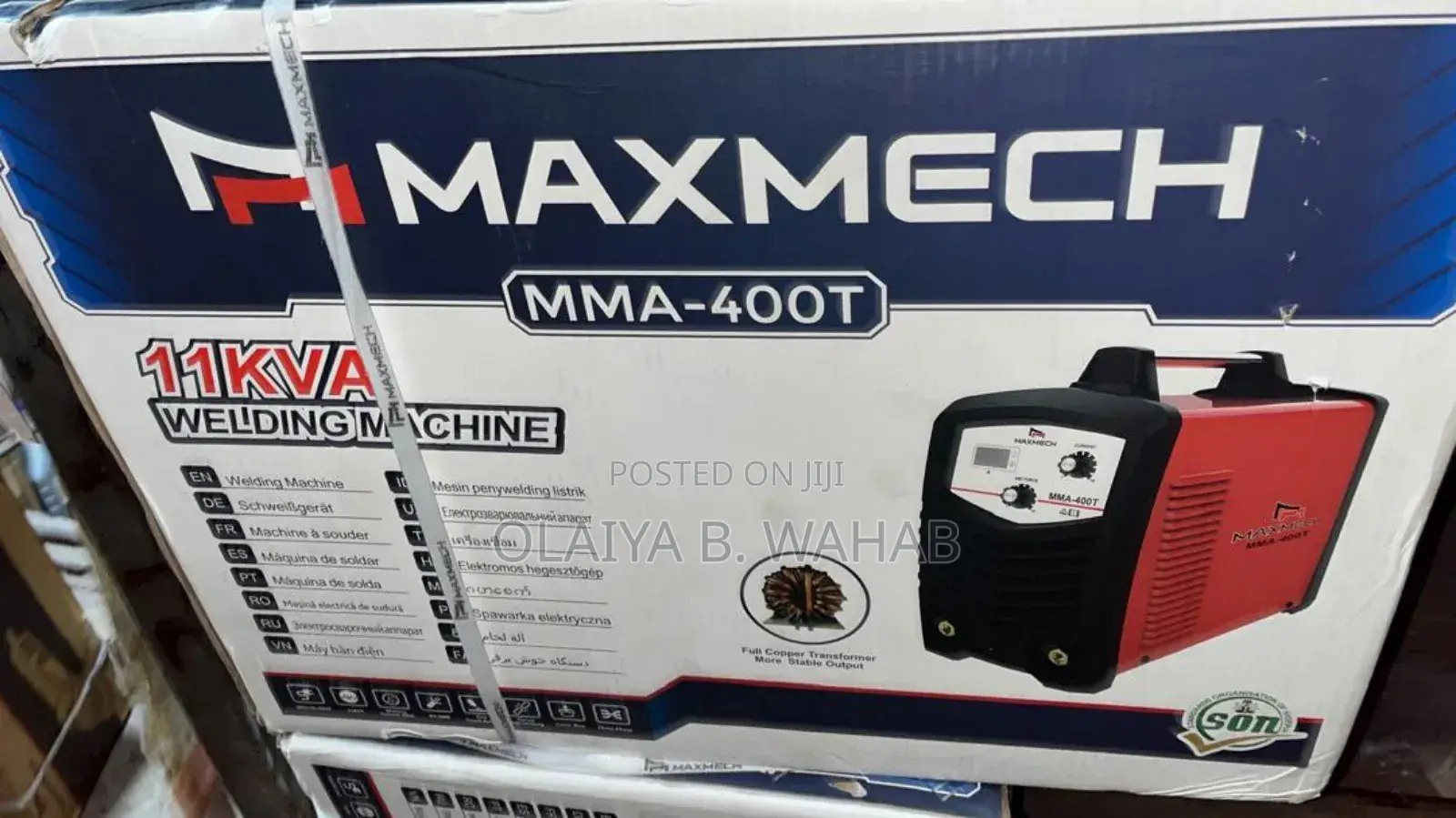 Mma 250 11kva Inverter Welding Machine – Heavy-Duty Efficient