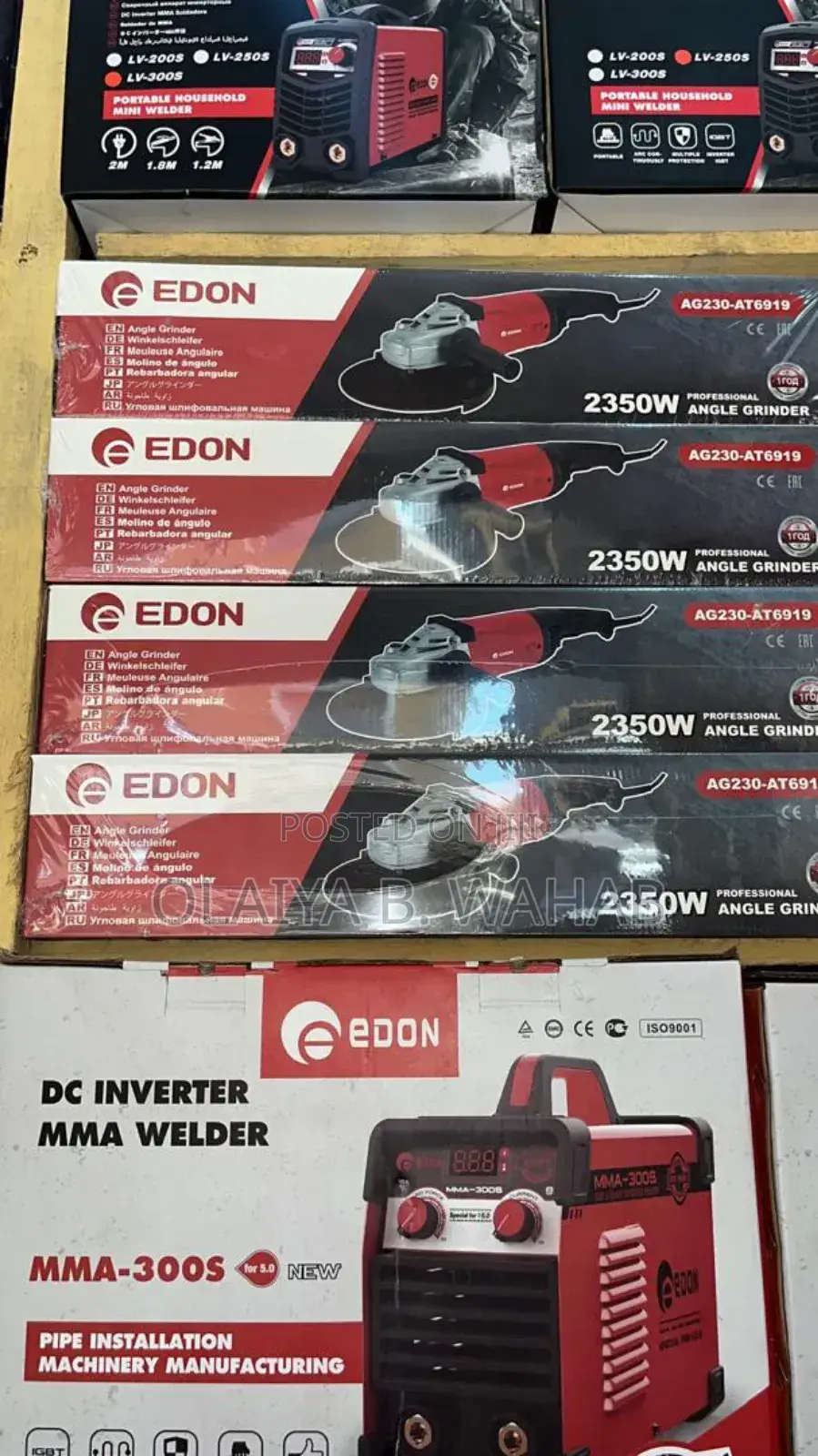 Edon 2350w Angle Grinder Machine – Heavy-Duty Cutting Grinding Tool