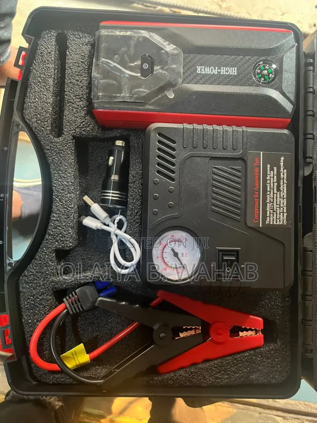 High-Power Multi-Function Jump Starter – Portable Car Battery Booster