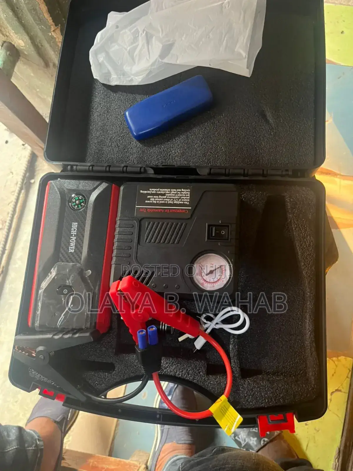 High-Power Multi-Function Jump Starter – Portable Car Battery Booster