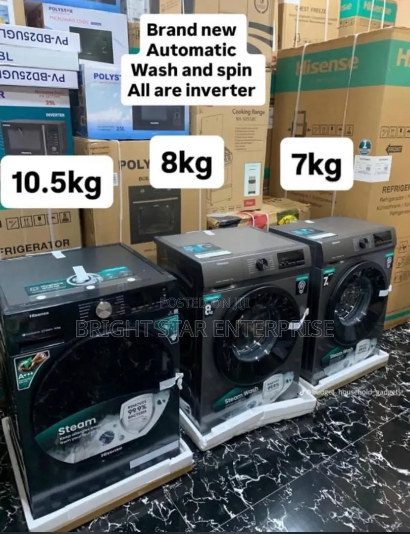 Hisense Brand New Automatic Wash and Spin All Are Inverter