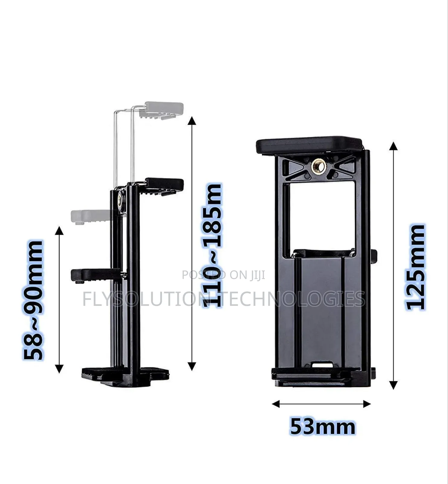 Smartphone Tablet Clip Bracket Holder Tripod Monopod Mount Adapter