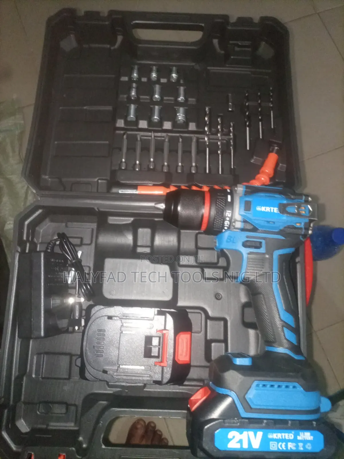 21v Brushless Iron Mouth Cordless Battery Drill