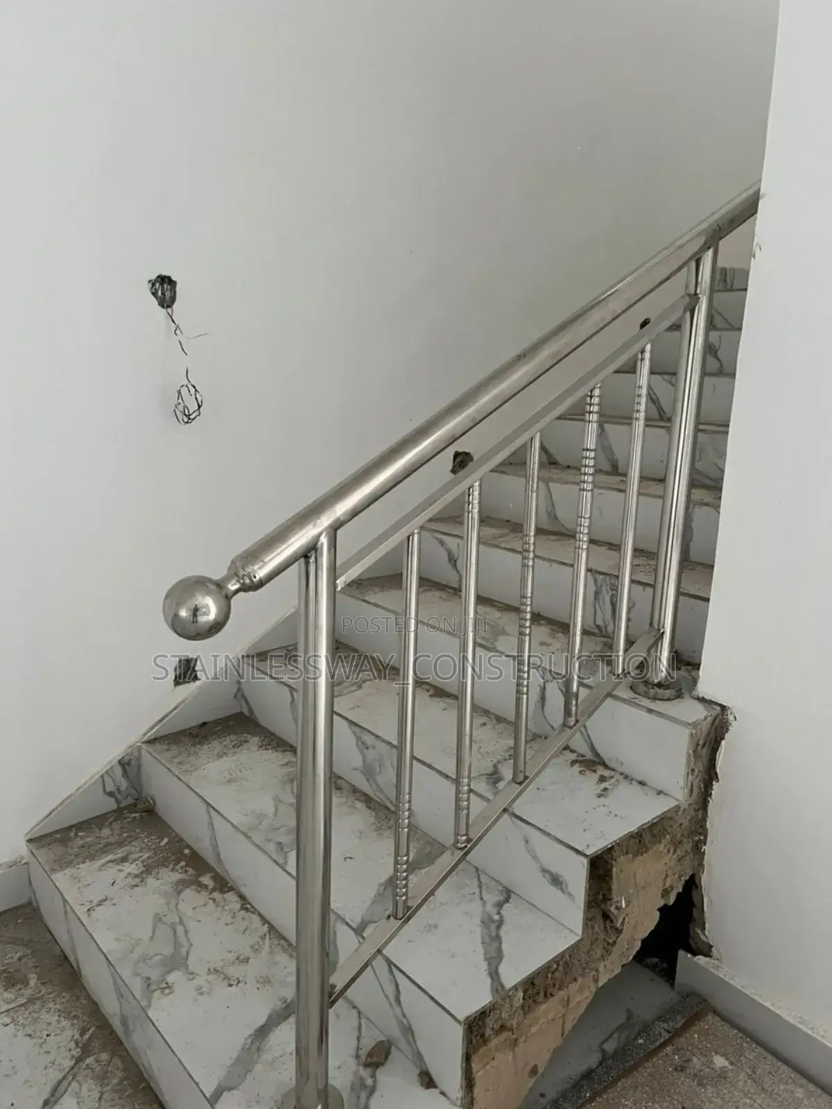 Staircase/Balcony Handrails at Lugbe