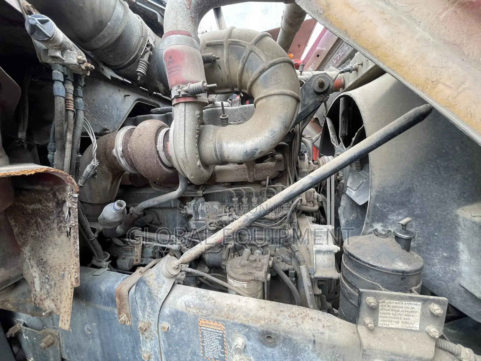 Mack Concrete Mixer Truck