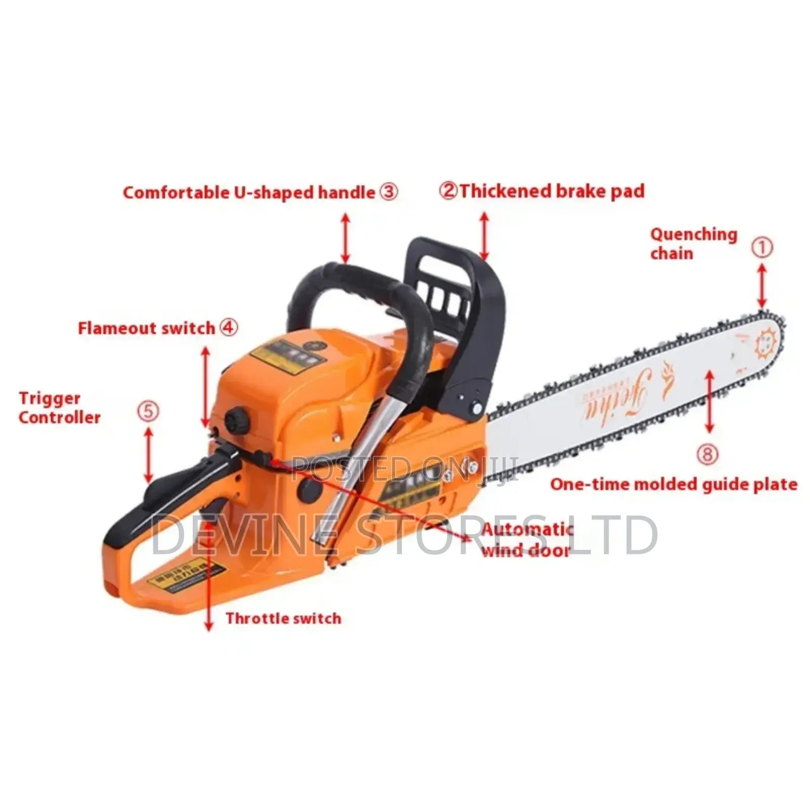 20" Gasoline Chainsaw Machine