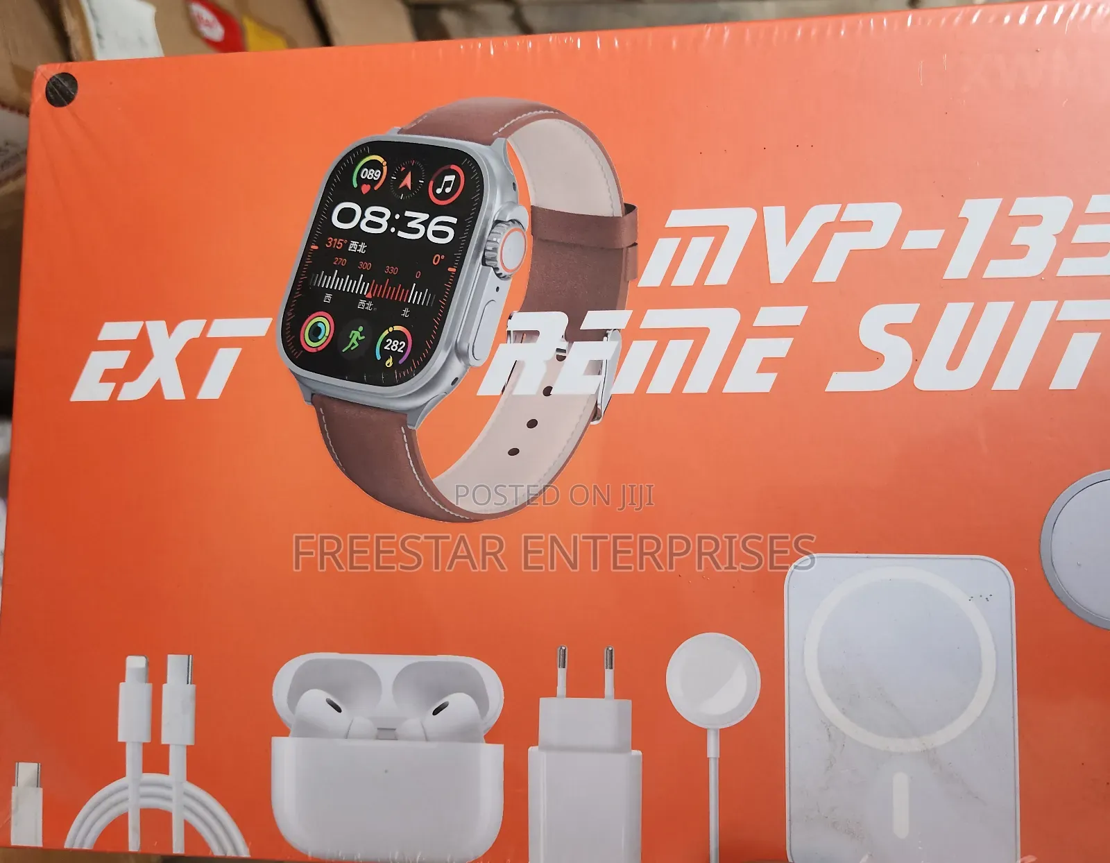 MVP 135 Extreme Suit Smartwatch, Bluetooth Earbud, Magsafe Power Bank
