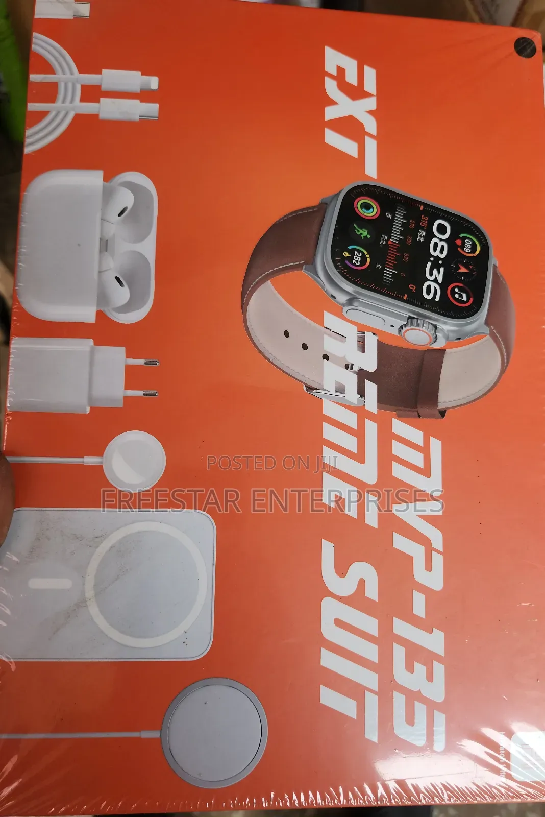 MVP 135 Extreme Suit Smartwatch, Bluetooth Earbud, Magsafe Power Bank