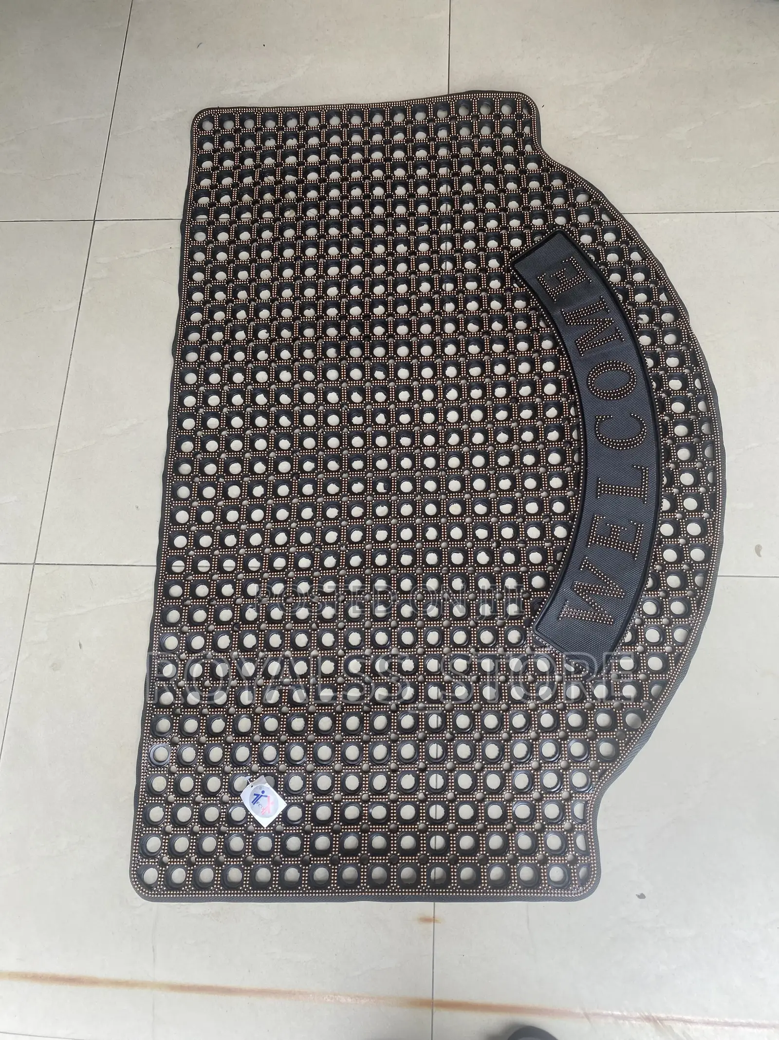 Extra Large and Strong Heavy-Duty Rubber “Welcome” Door Mat