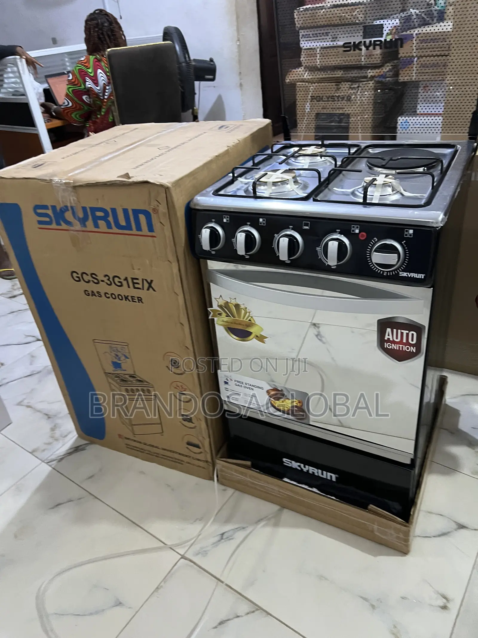 Brand New Skyrun 3+1 Cooker 50×50cm – Powerful Energy Saving