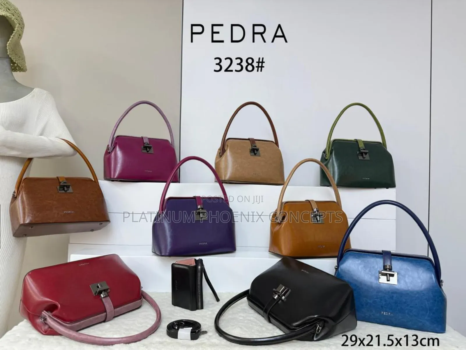 2in1 Luxury Quality Fashion Pedra Hand Bag