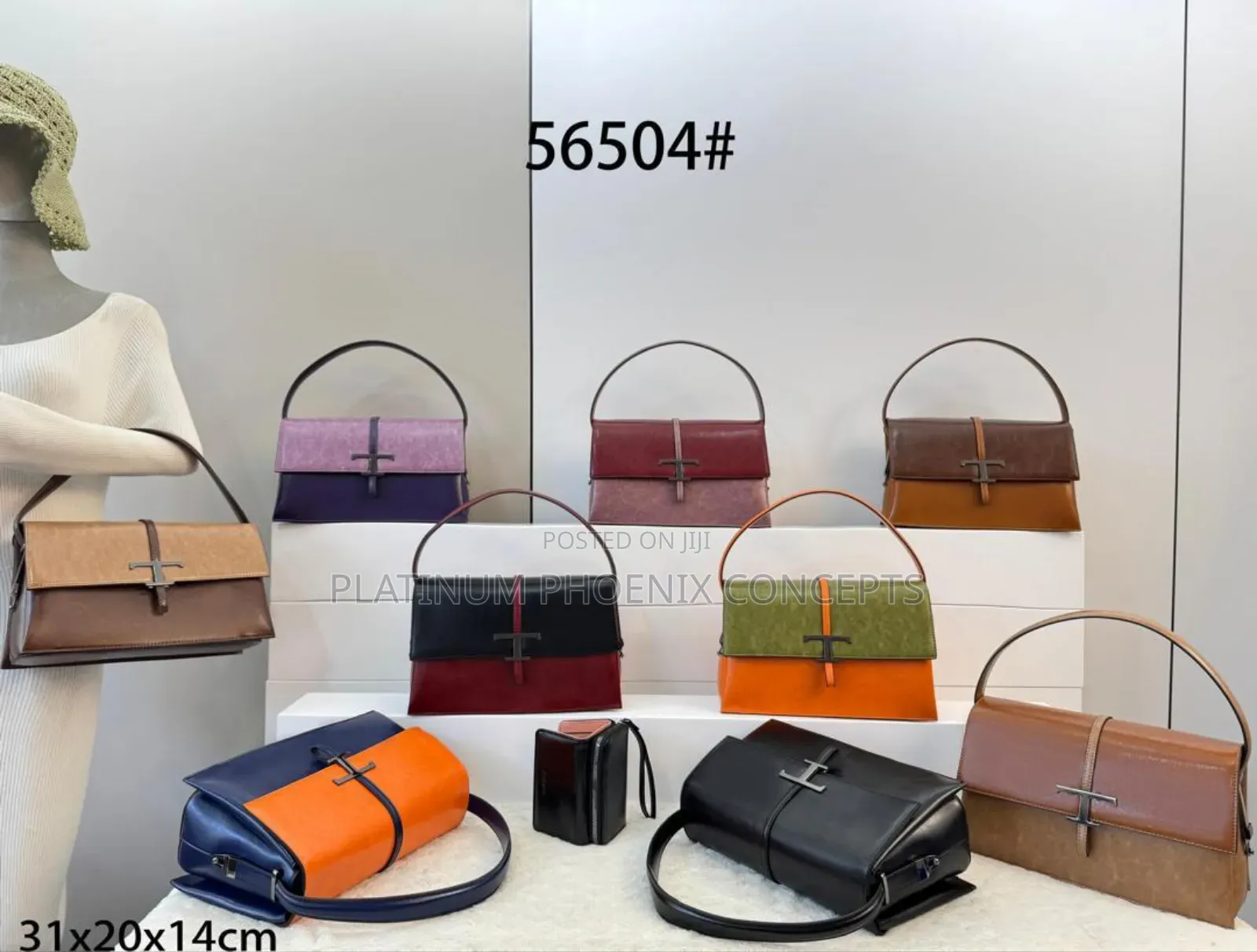 2in1 Luxury Quality Fashion Pedra Hand Bag