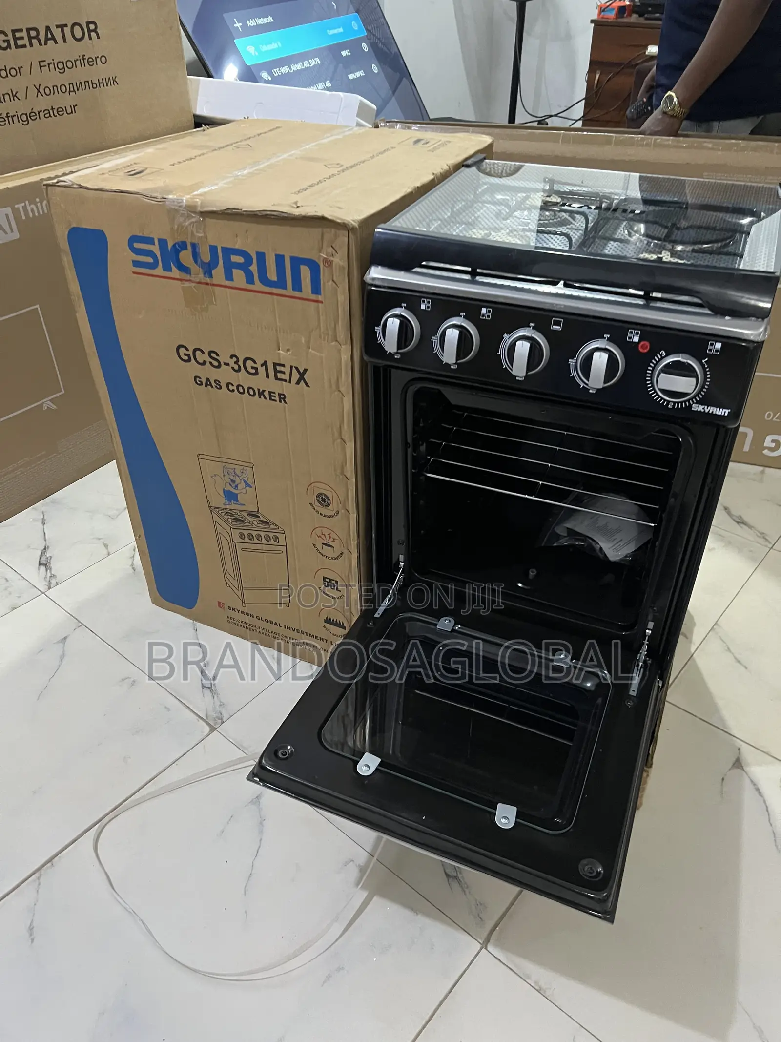 Skyrun 50×50 Gas Cooker 3+1 – Multi Burner With Oven Grill