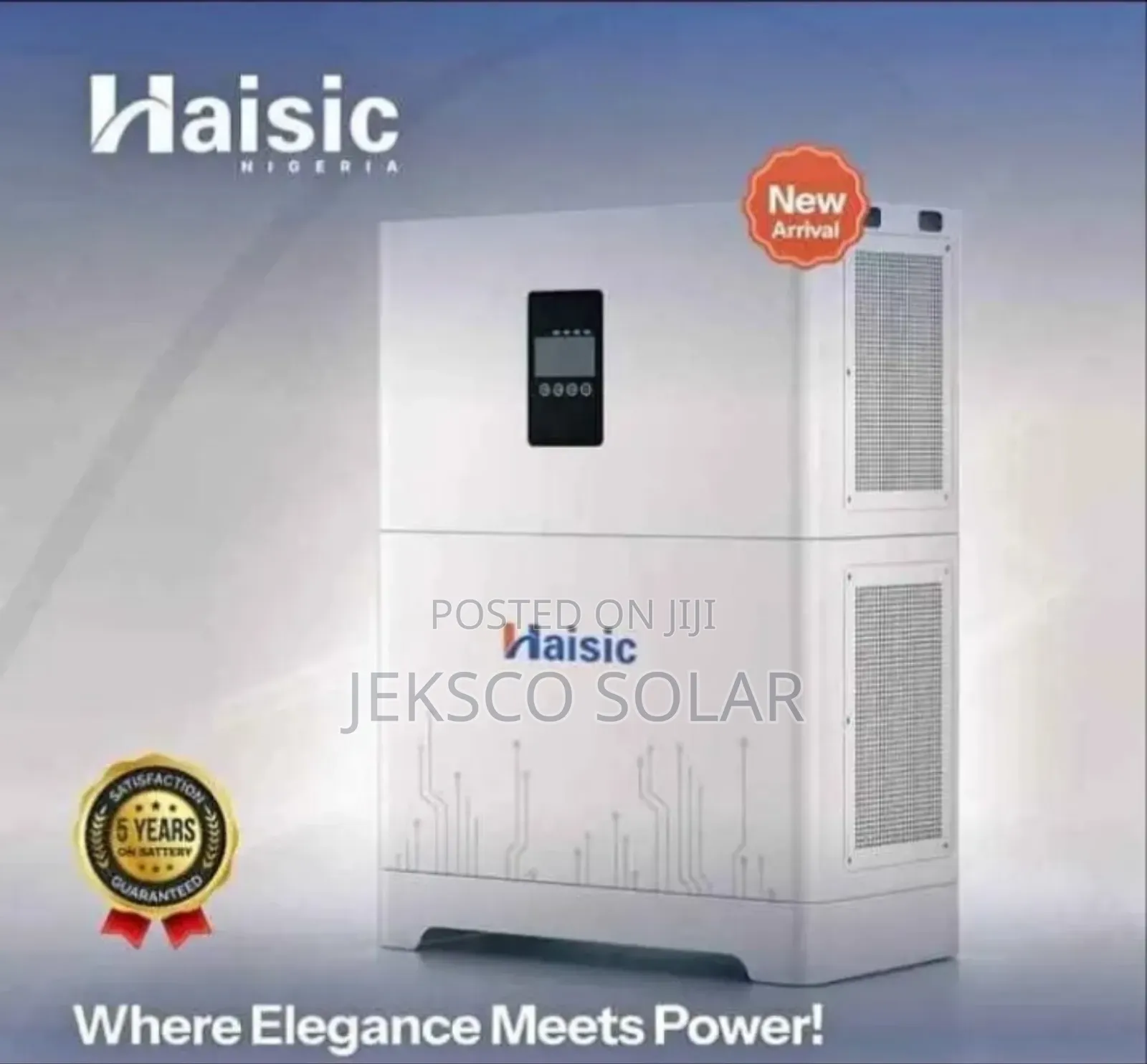 Haisic All in One 8kw, 4kva, Solar Generator.