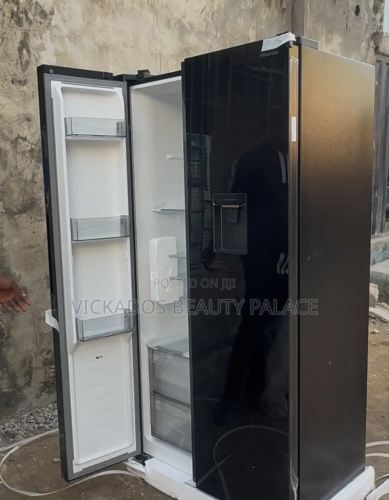 Hisense 529l Inverter Side By Side Refrigerator With Water Dispenser