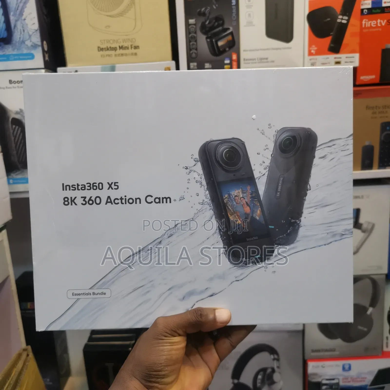 Insta360 X5 8k 360 Action Cam Essentials Bundle
