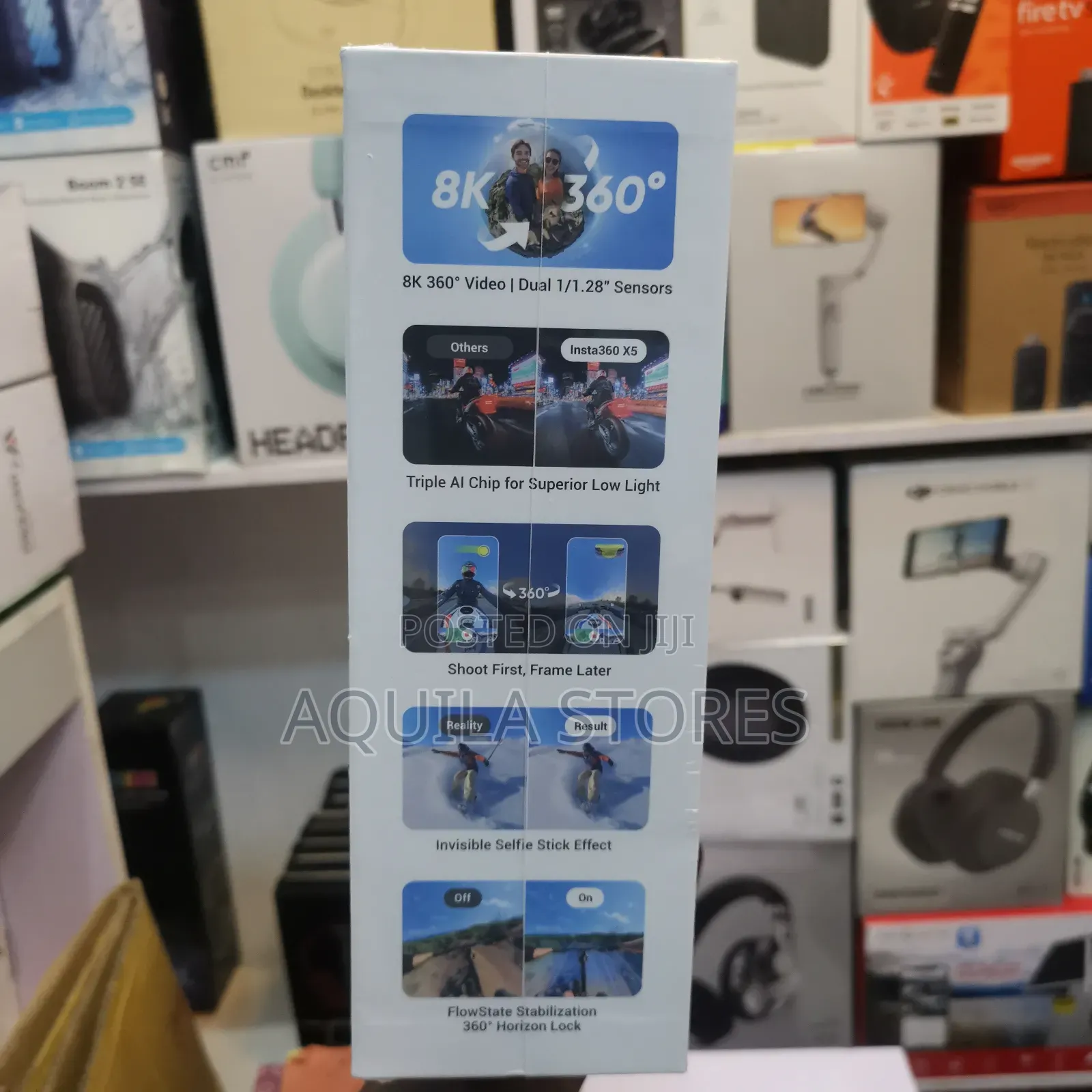 Insta360 X5 8k 360 Action Cam Essentials Bundle