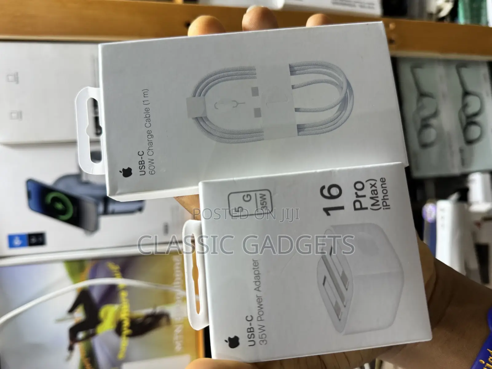 Original 35w Adapter and 60w Cable for iPhone 17 Pro Max