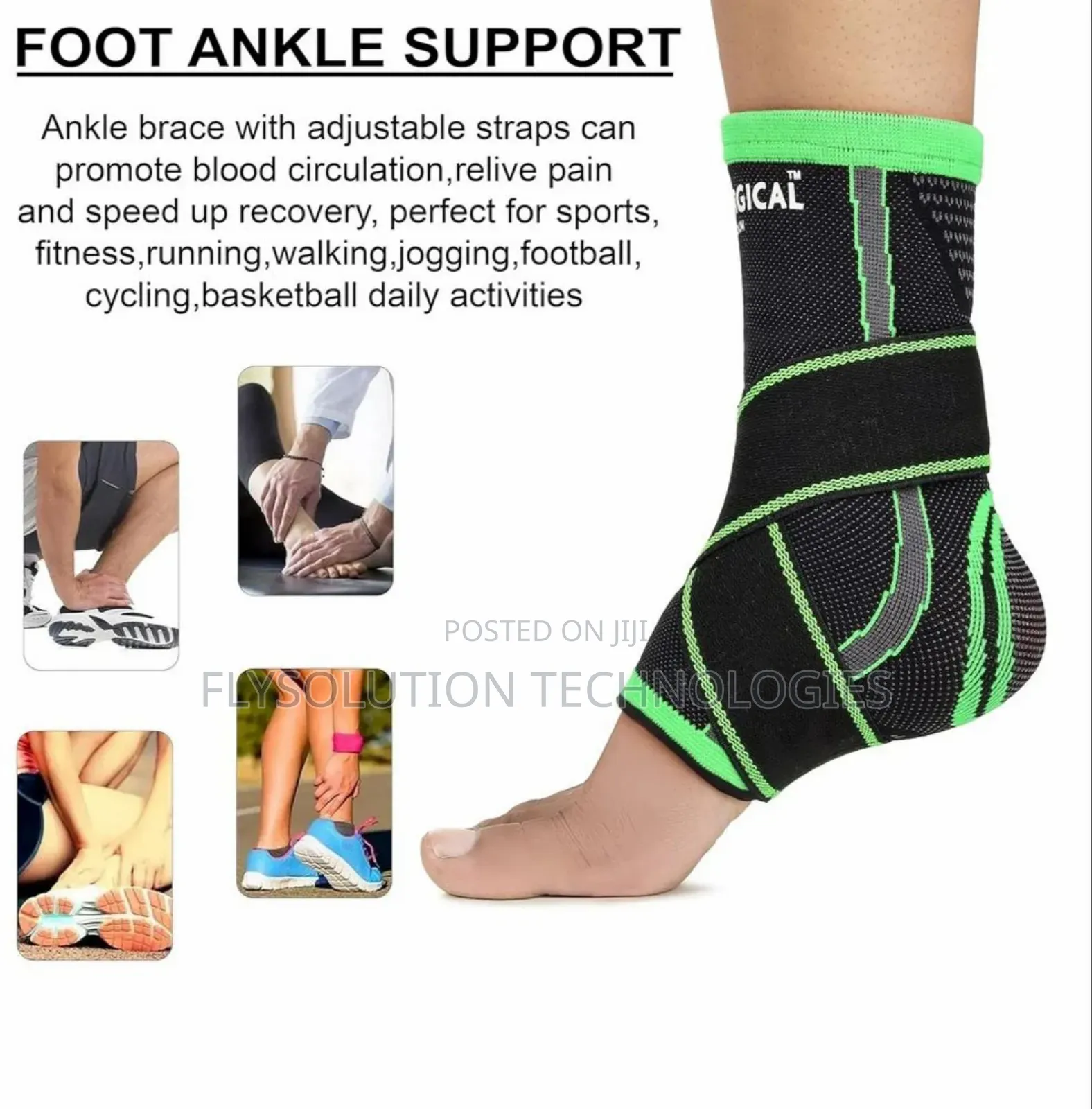 1pc Surgical Comfortable Ankle Brace Support - Xl
