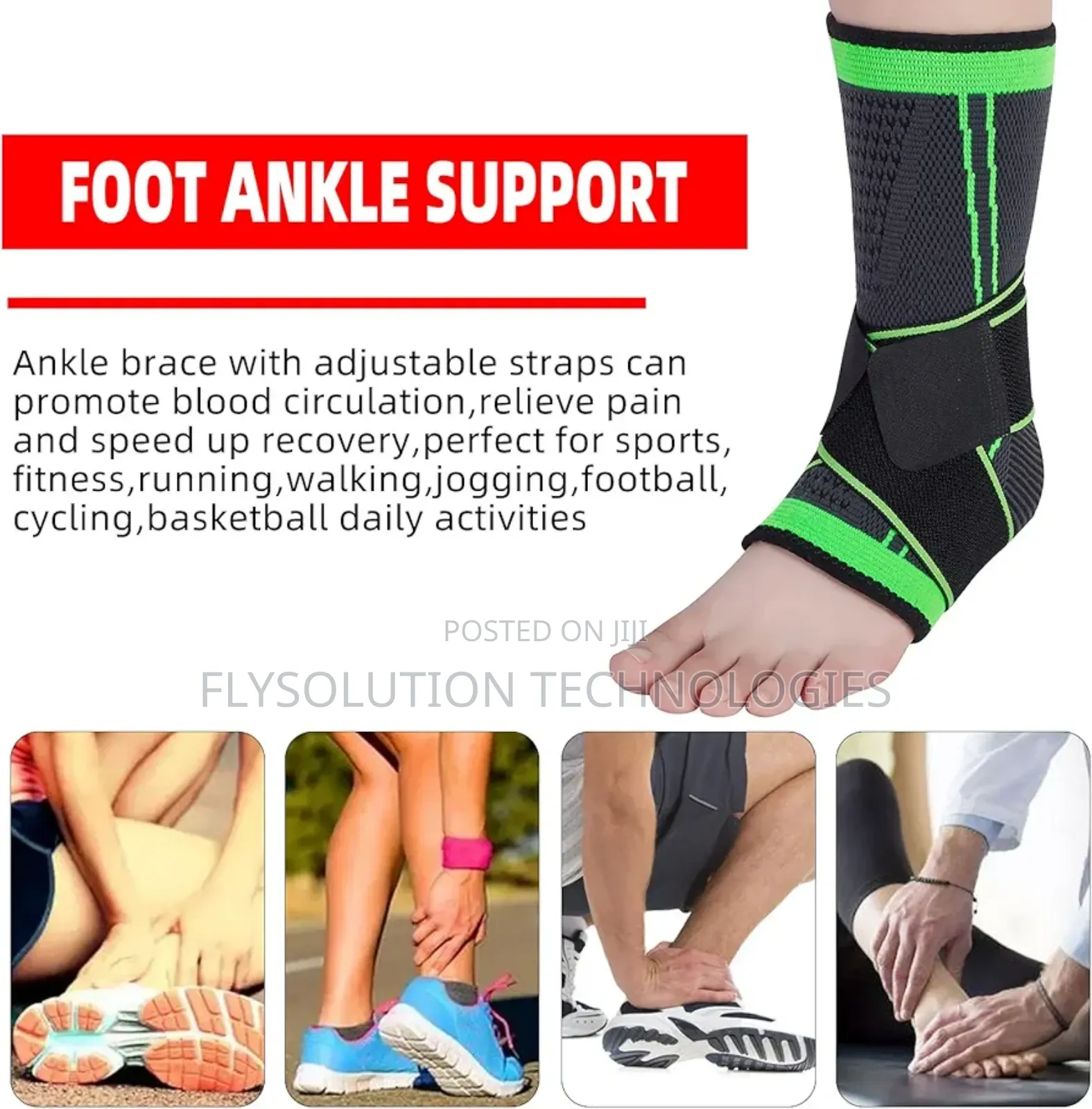 1pc Surgical Comfortable Ankle Brace Support - Xl