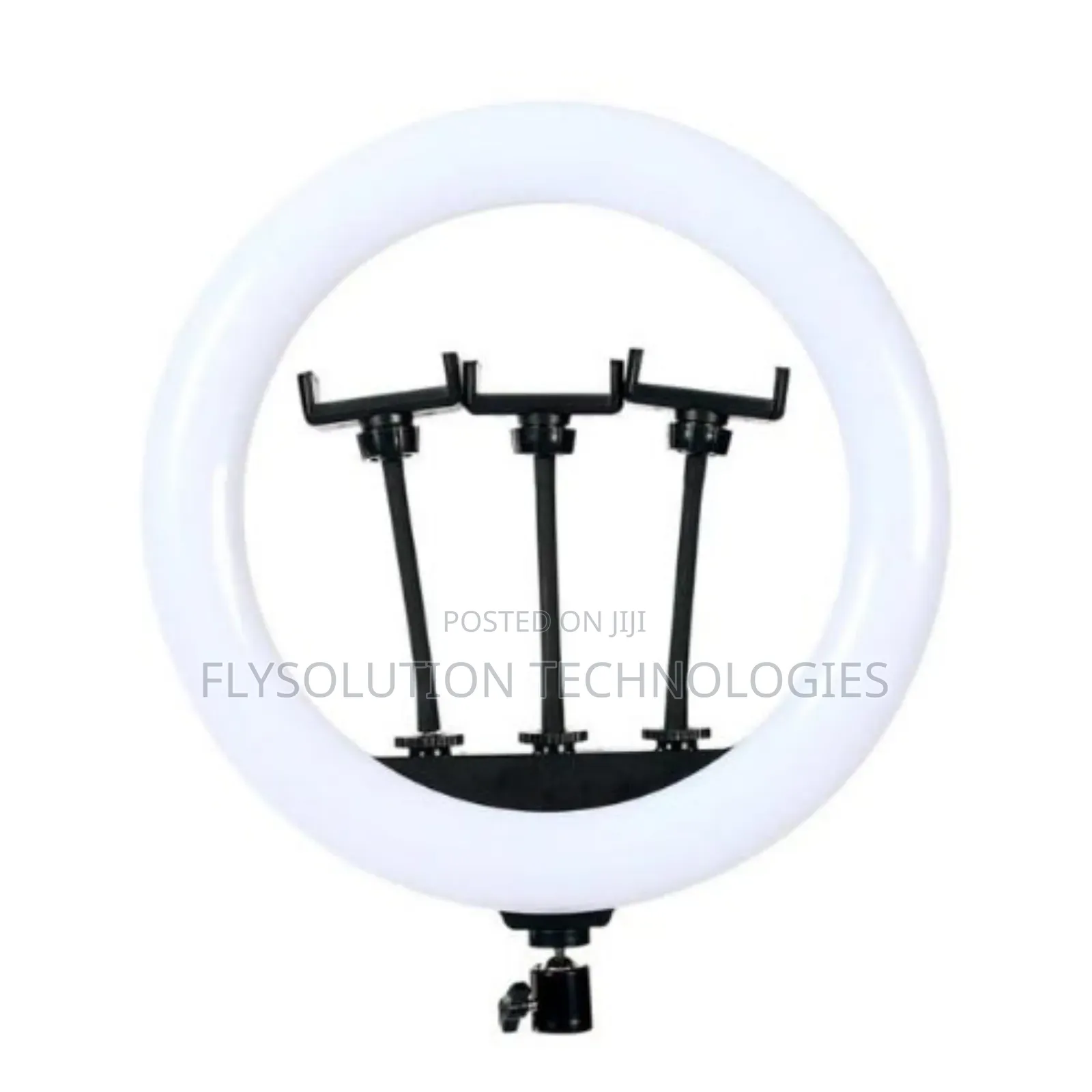 14 Inches Ring Light With 3 Phone Holder And Tripod Stand
