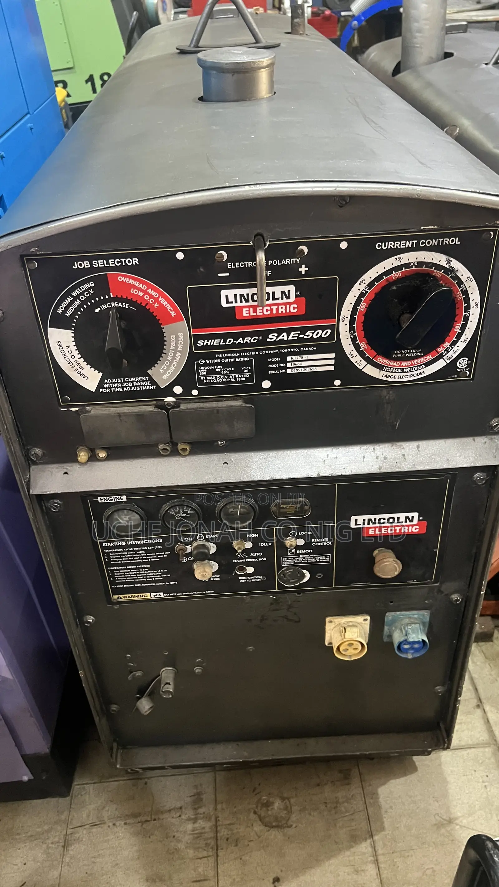 Lincoln Shield-Arc Sae-500 Welding Machine