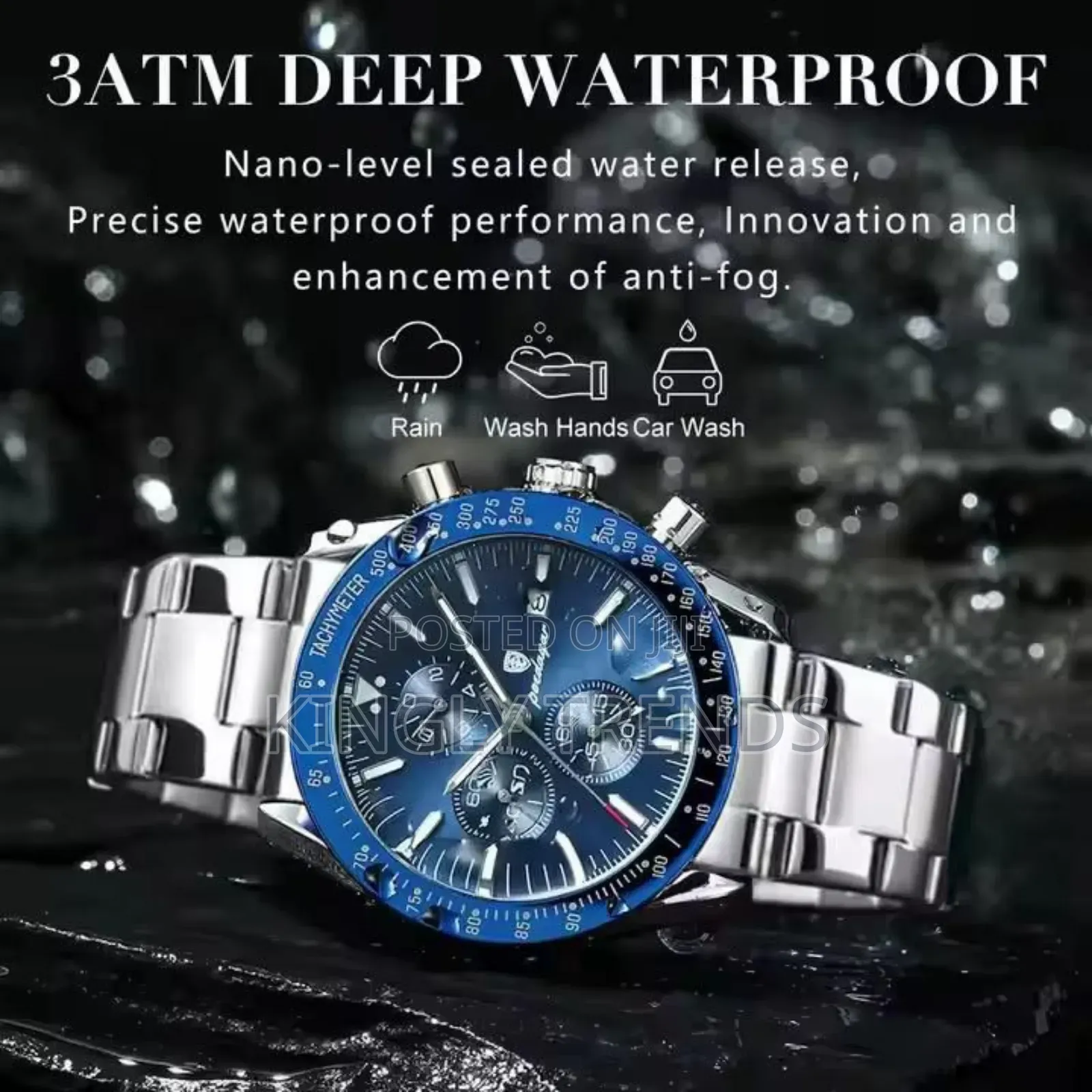 Poedagar Quality Chain Wristwatch