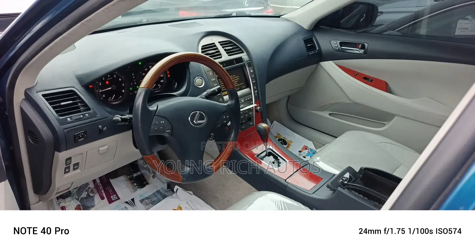 Lexus ES 350 2008 Blue