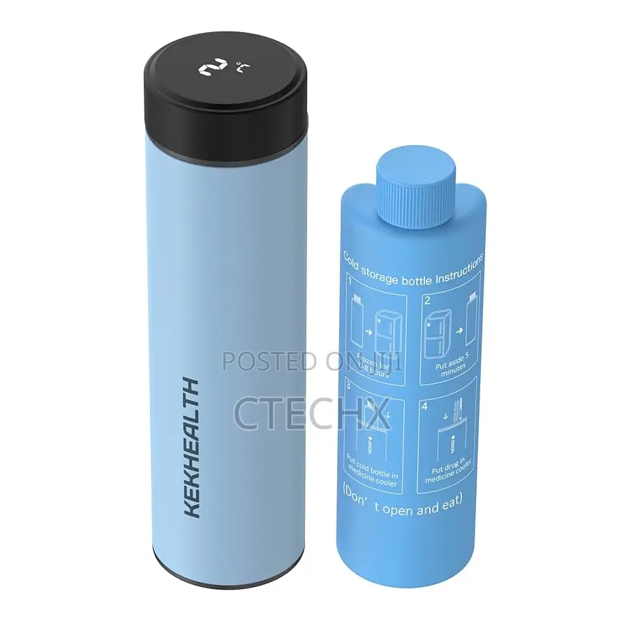 Kekhealth Smart 60h 3 Insulin Pens Cooler Travel Case Temp Display