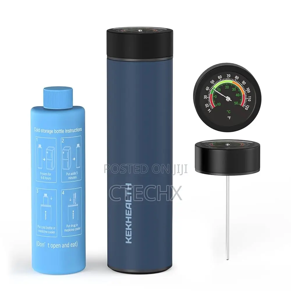 Kekhealth Smart 60h 3 Insulin Pens Cooler Travel Case Temp Display