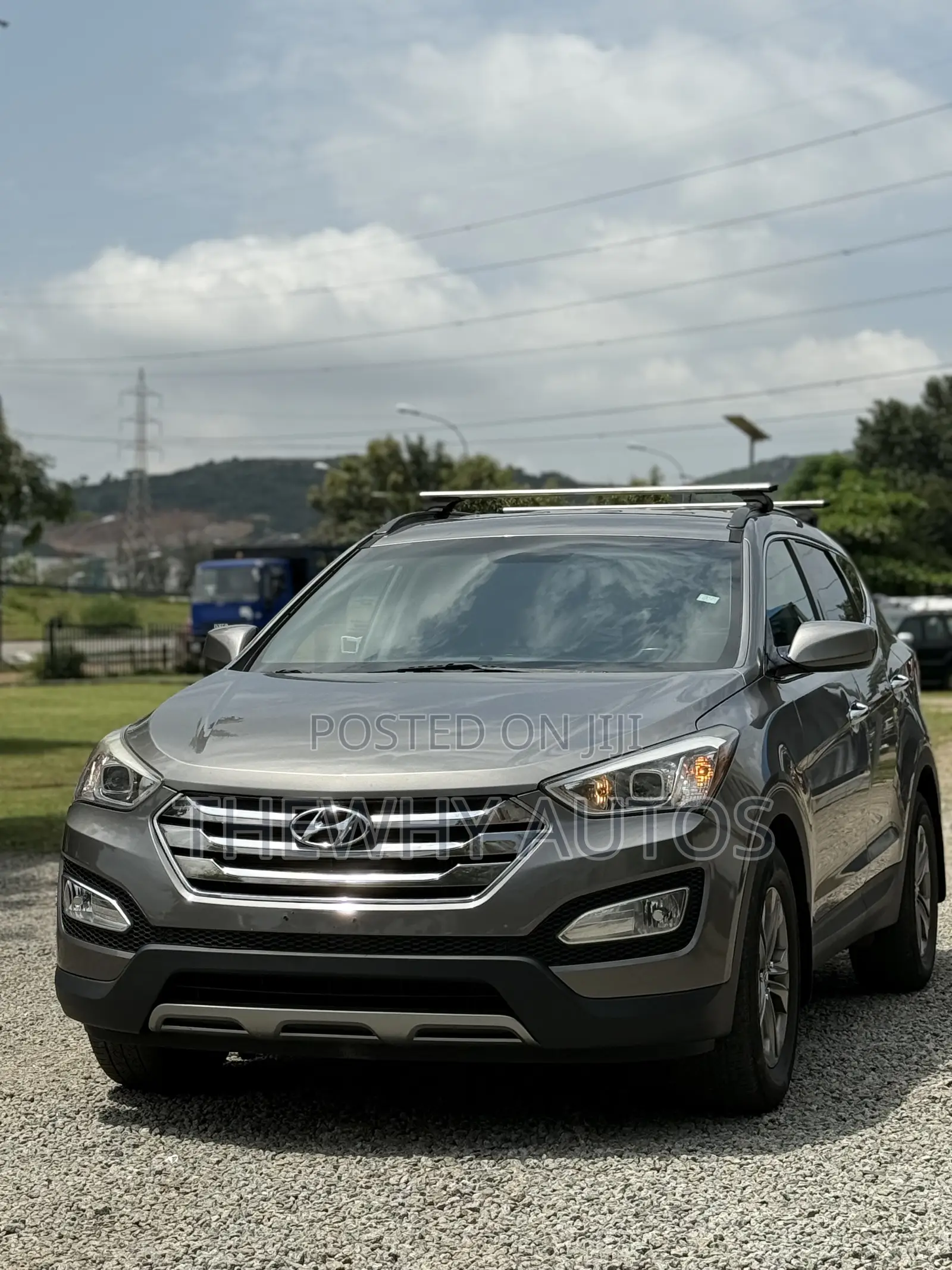 Hyundai Santa Fe GLS 4dr SUV AWD (3.3L 6cyl 6A) 2014 Gray