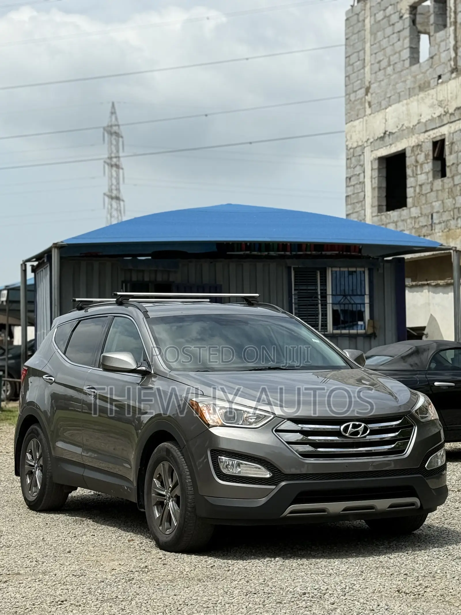 Hyundai Santa Fe GLS 4dr SUV AWD (3.3L 6cyl 6A) 2014 Gray