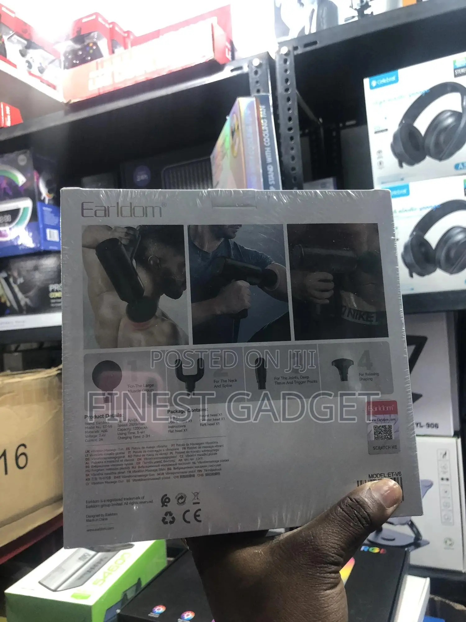 Earldom Et-V6 Mini Vibration Massage Gun.