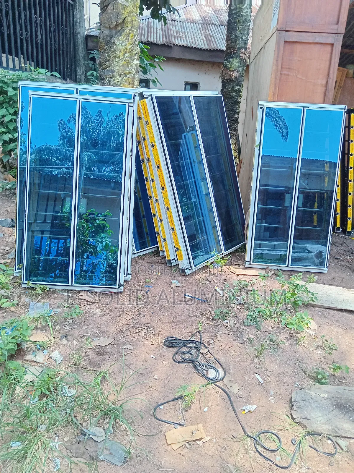 Transome Window With 5mm Glass, Burglary Proof, and Nets