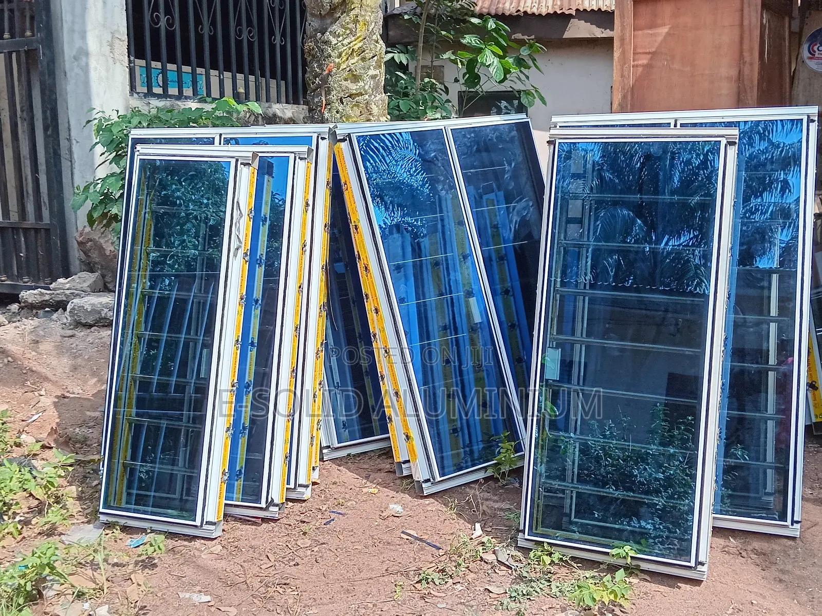 Transome Window With 5mm Glass, Burglary Proof, and Nets