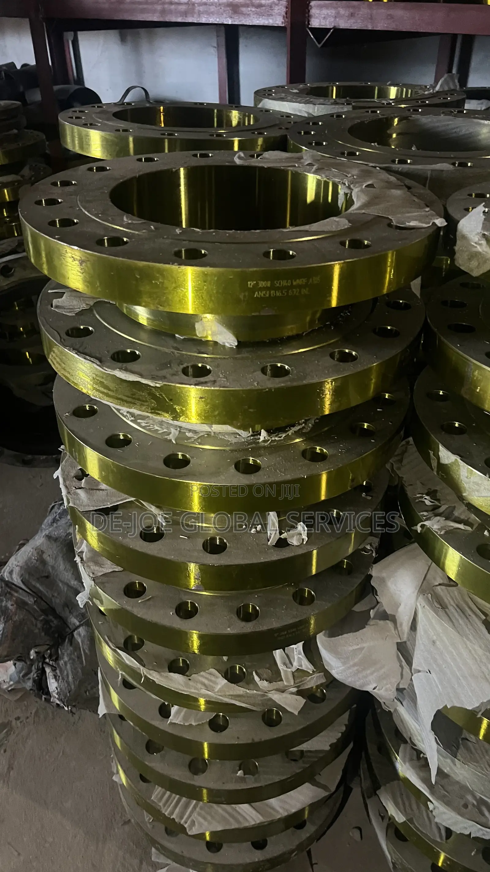 12-Inch, 300# Carbon Steel Weld Neck Flange Schedule 40 Bore