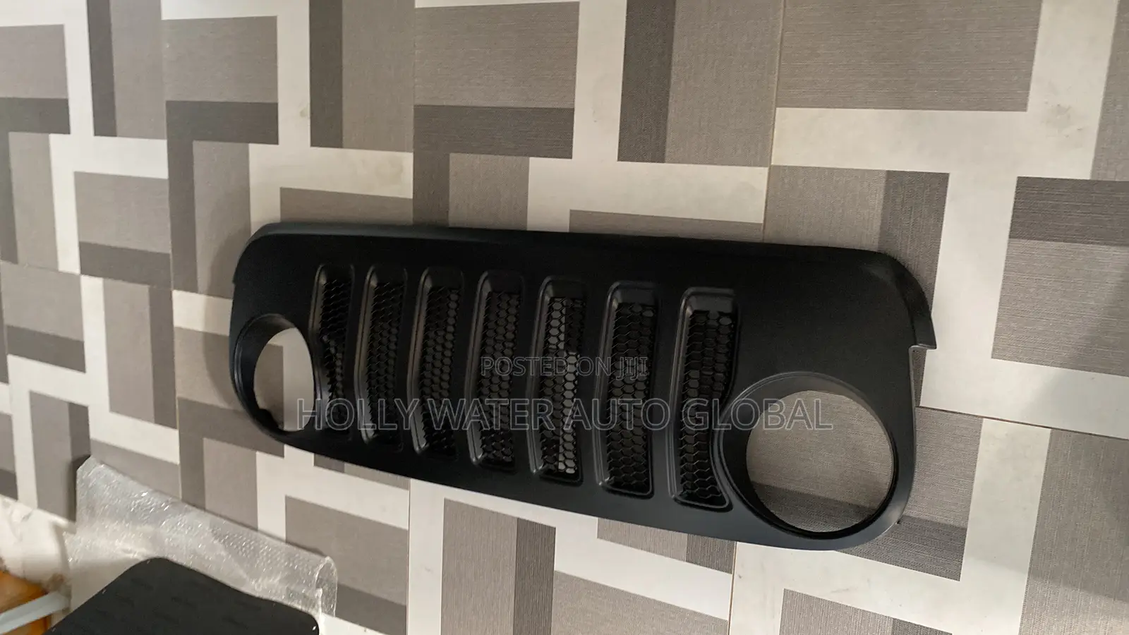 Jeep Wrangler Black Front Grill Cover From 2010-2020
