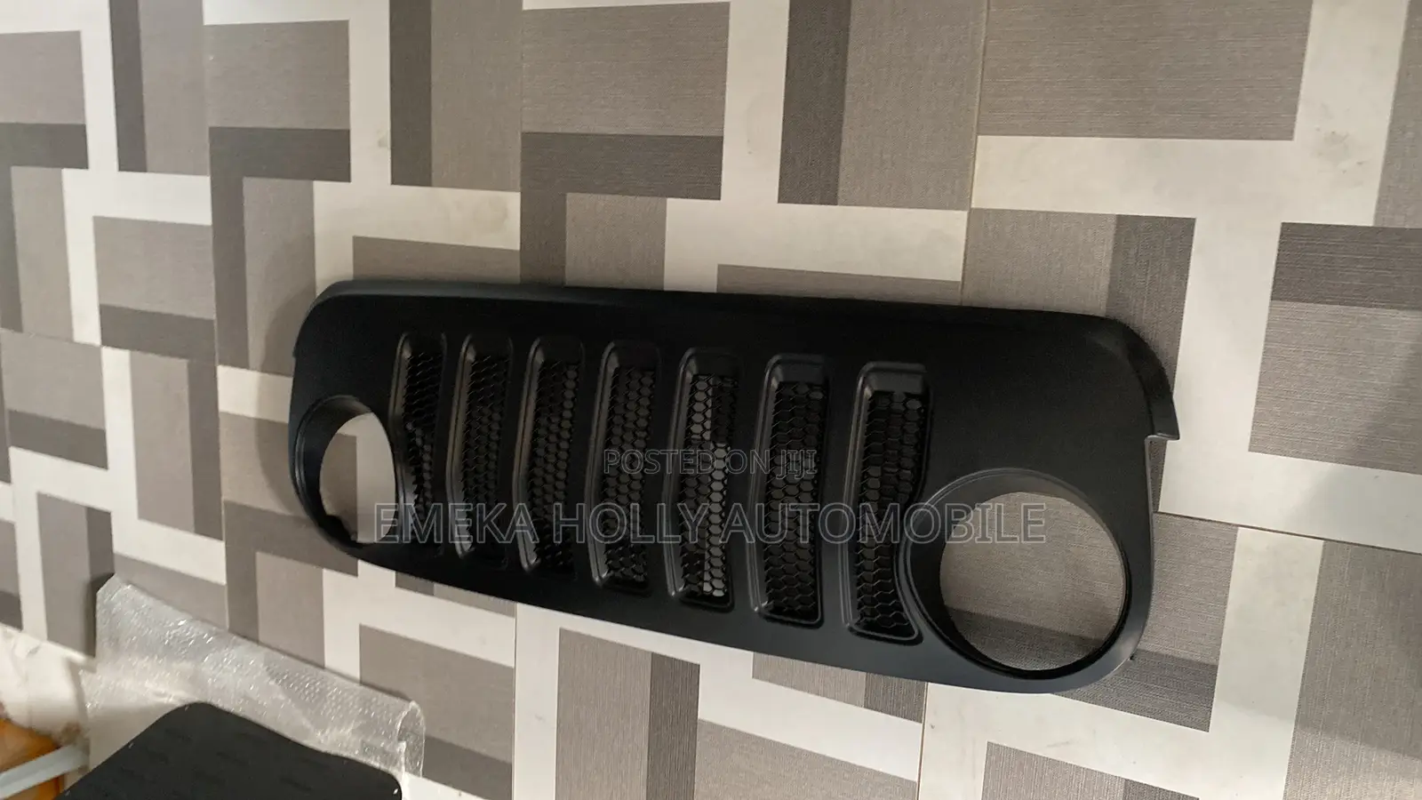 Jeep Wrangler Black Front Grill Cover From 2010-2020