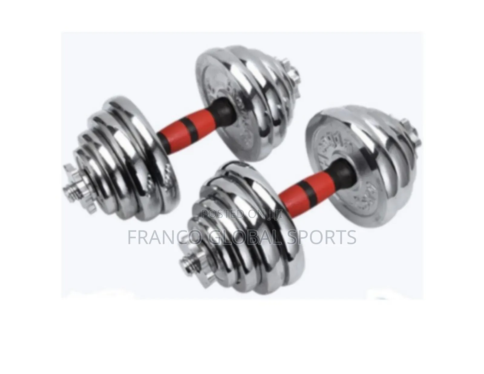 Adjustable Chrome Dumbbell Set 30kg