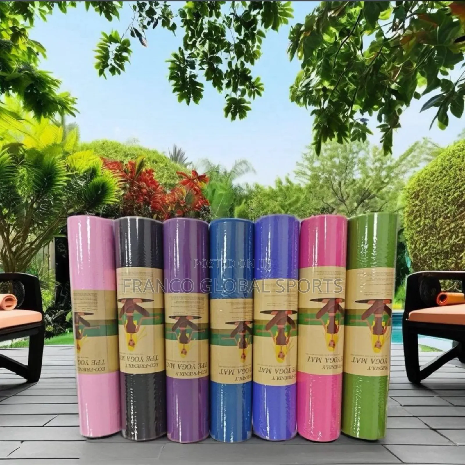 Yoga Mat Anti-Slip Thick Exercise Mat