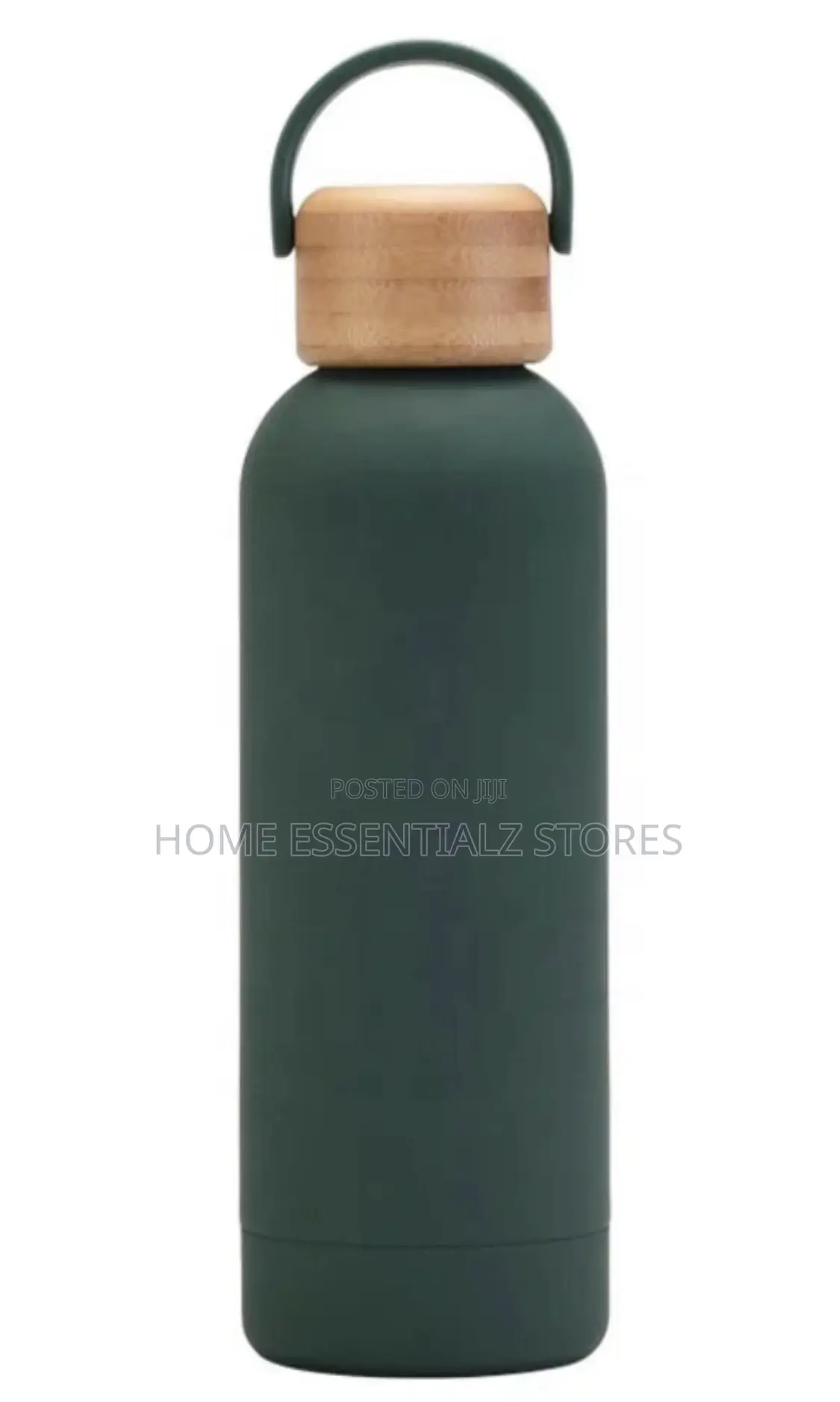 Double Wall Vacuum Flask With Bamboo Cap Leak Proof - 500ml