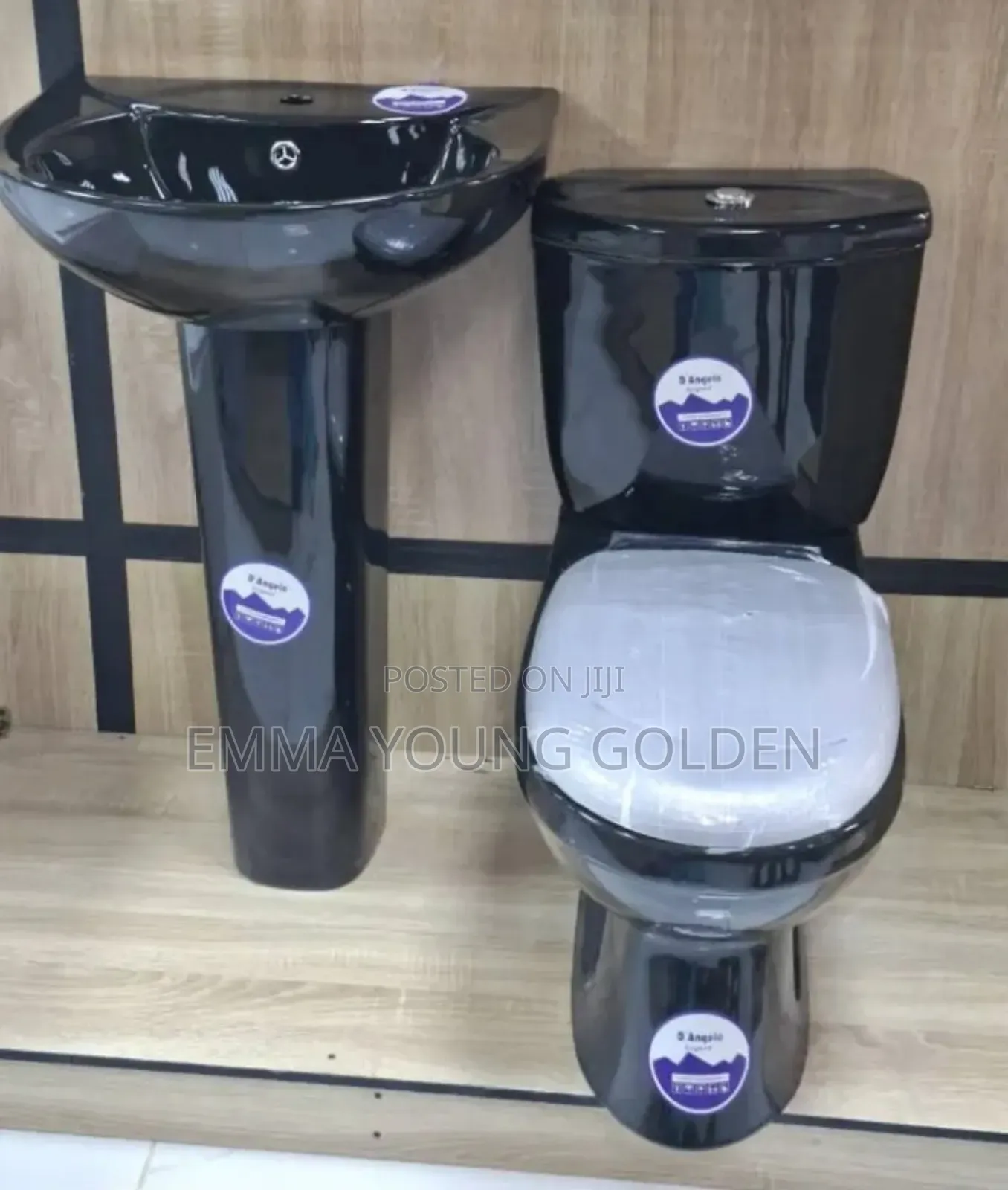 Black Matt Miniset Wc Powerful Flush