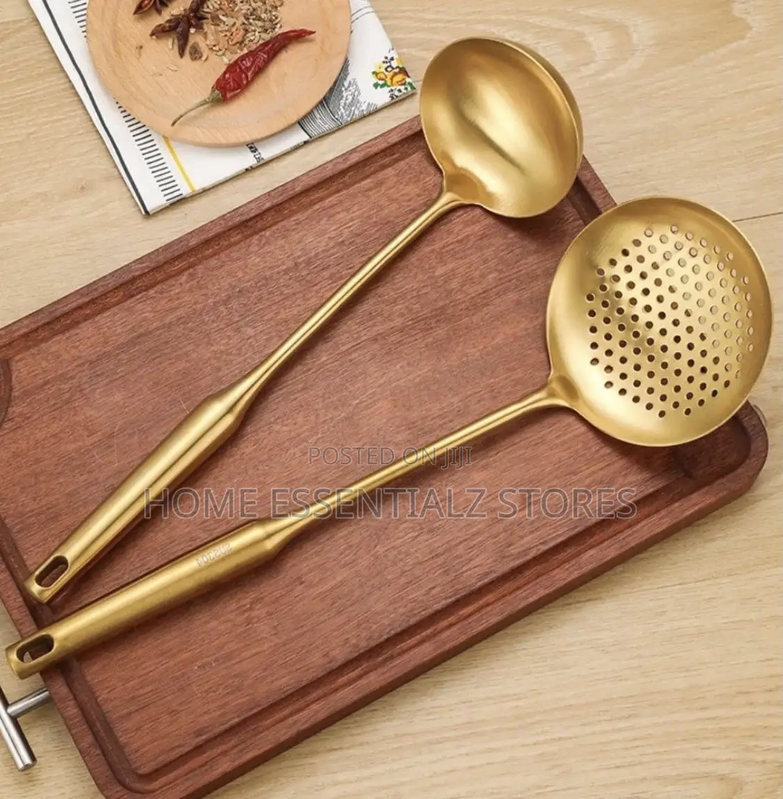 Quality 304 Stainless Steel Cooking Spoon Set - 7 Pieces