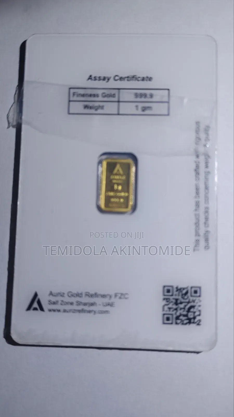 Pure Karat Investment Gold Bars 999.9 Purity