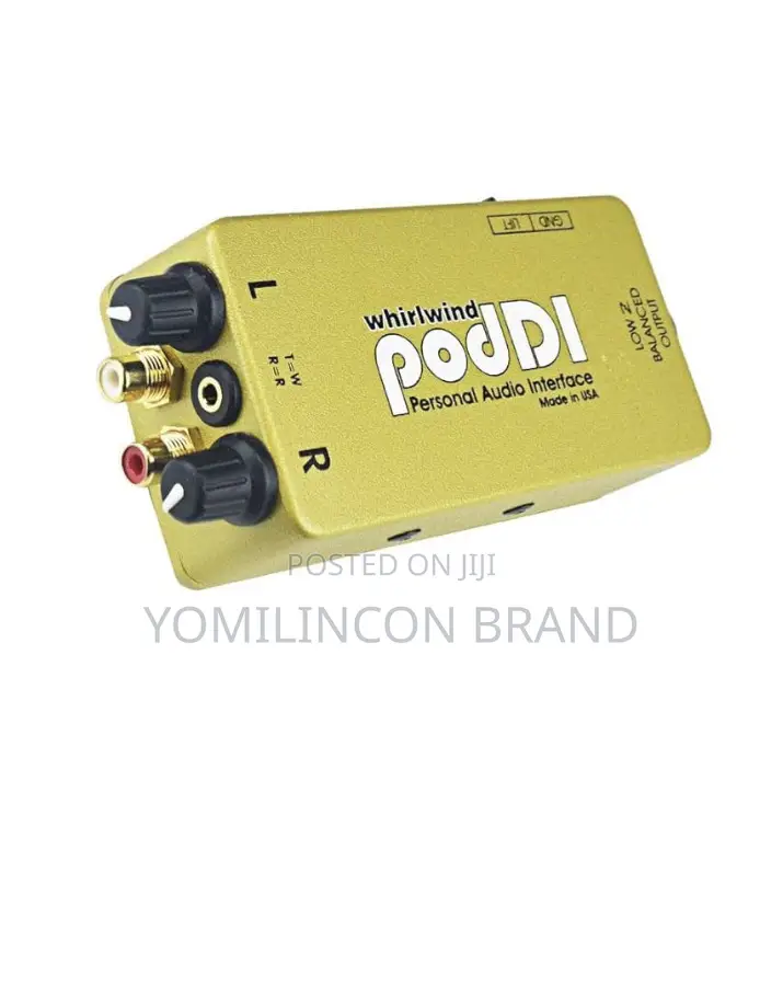 Whirlwind Poddi 1-Channel Passive iPod/iPhone Direct Box