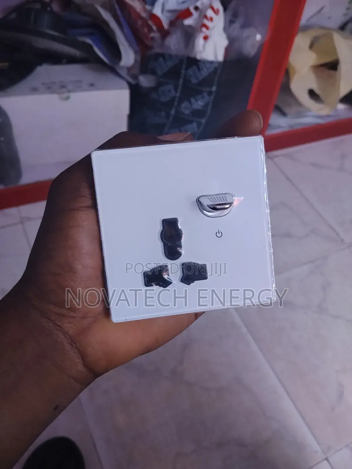 Toggle Reset Glass White and Black Switches and Sockets