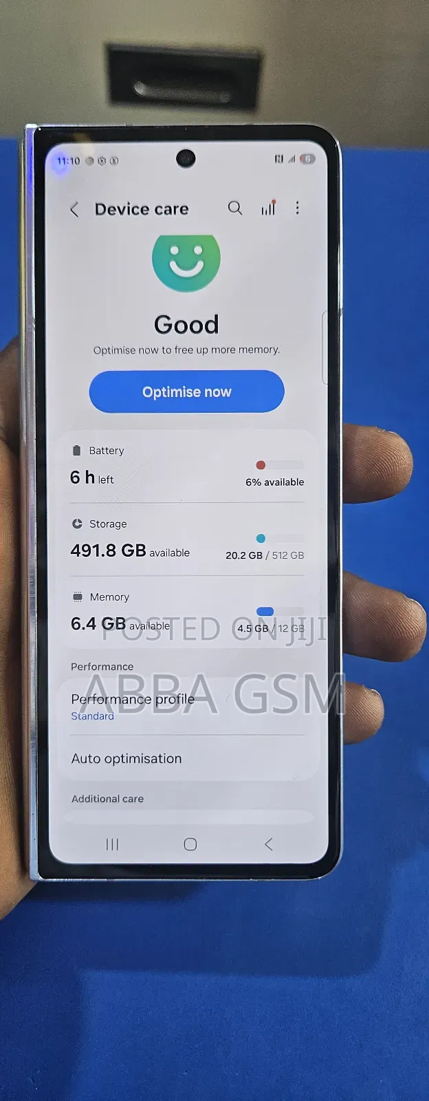 New Samsung Galaxy Z Fold 5 512 GB Blue