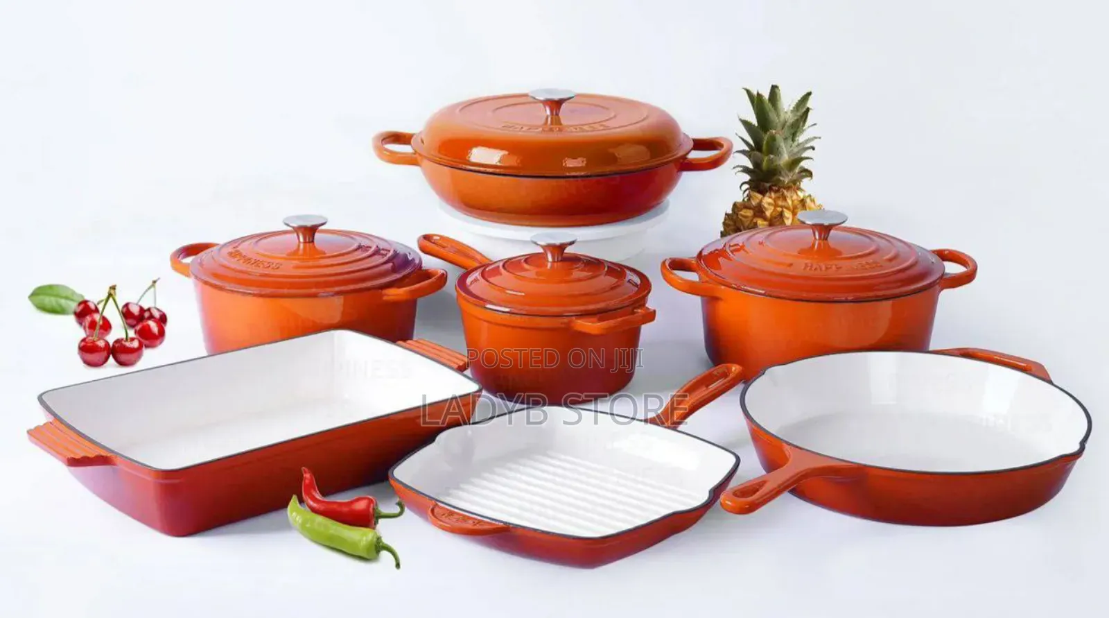 7set Cast Iron Pot Set