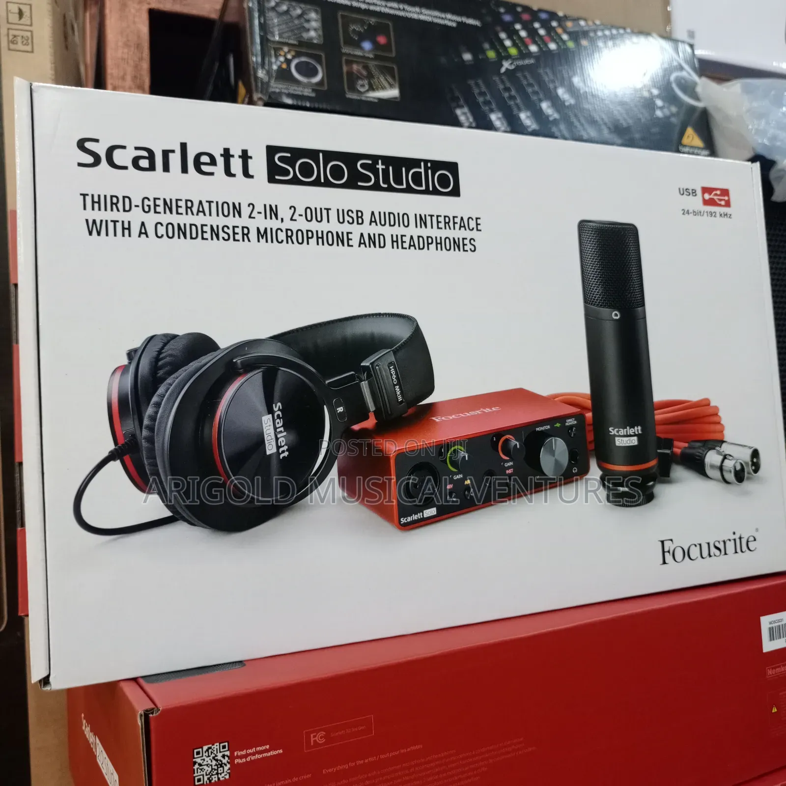 Professional Focusrite Complete Solo Studio Big Name  